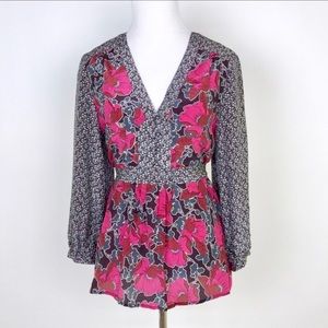 Anthropologie 100% Silk Top “Hirtella”